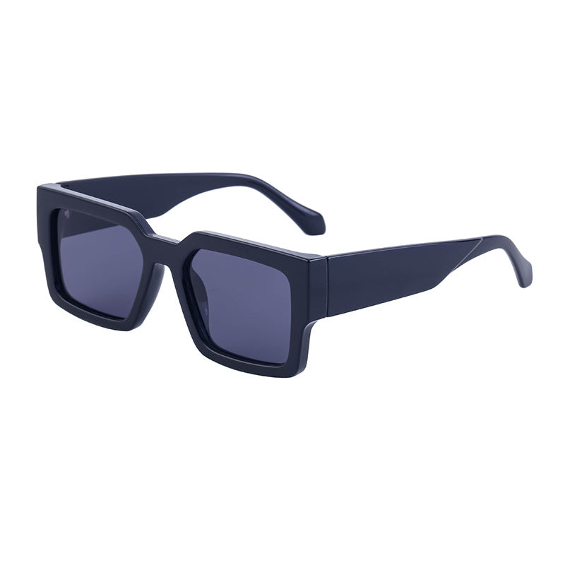 Wholesale Square Frame Color Contrast PC Sunglasses